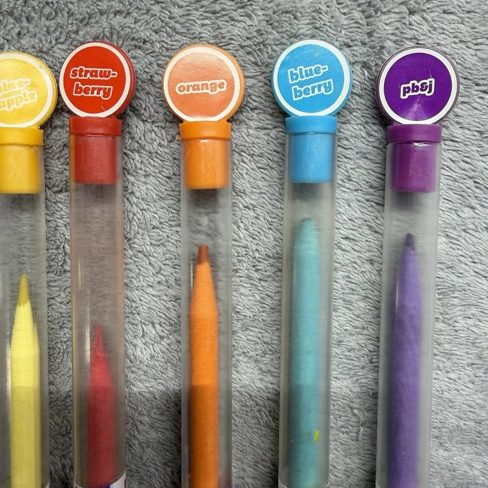 8 Smencils Scented Pencils #2 HB Recycled With Tubes School Supplies
